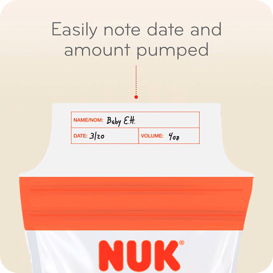 NUK Simply Natural Seal n' Go Breast Milk Bags : Breast Milk Storage Bags : Baby