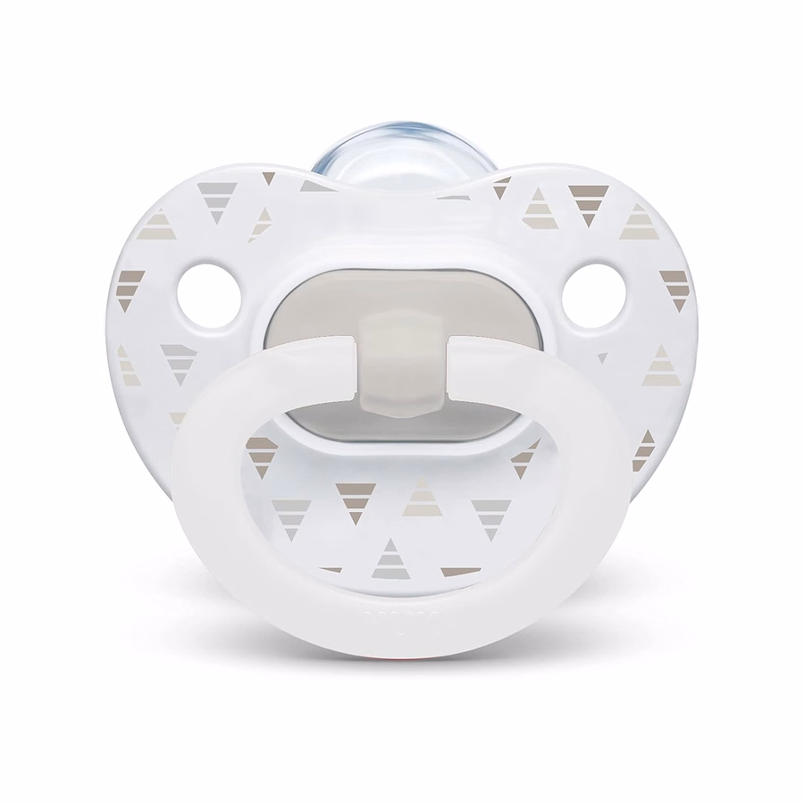 NUK First Choice Classic Orthodontic Baby Pacifier, 0-6 Months Newborn Pacifier, Neutral, Baby Must Haves, 5-Pack : Health & Household