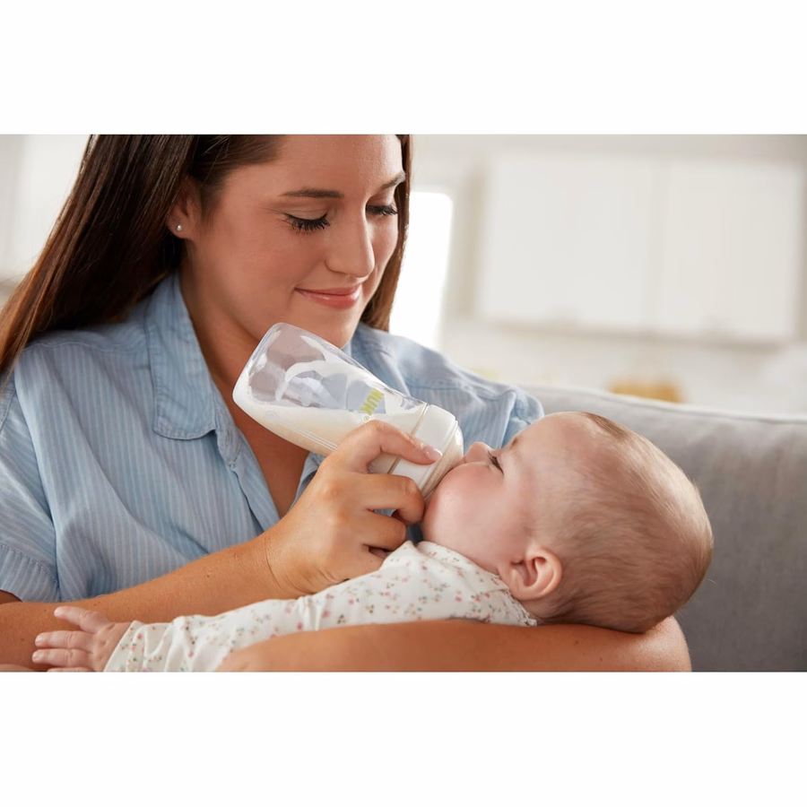 NUK Simply Natural Baby Bottle with SafeTemp : Baby