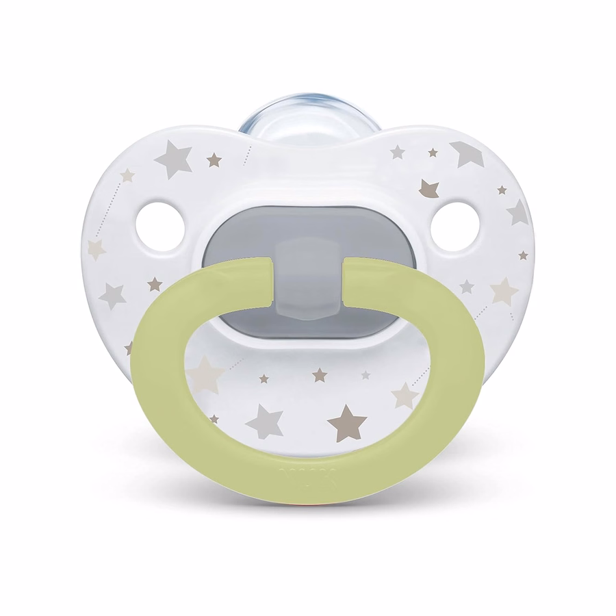 NUK First Choice Classic Orthodontic Baby Pacifier, 6-18 Months Baby Pacifier, Neutral, Baby Must Haves, 5-pack : Health & Household
