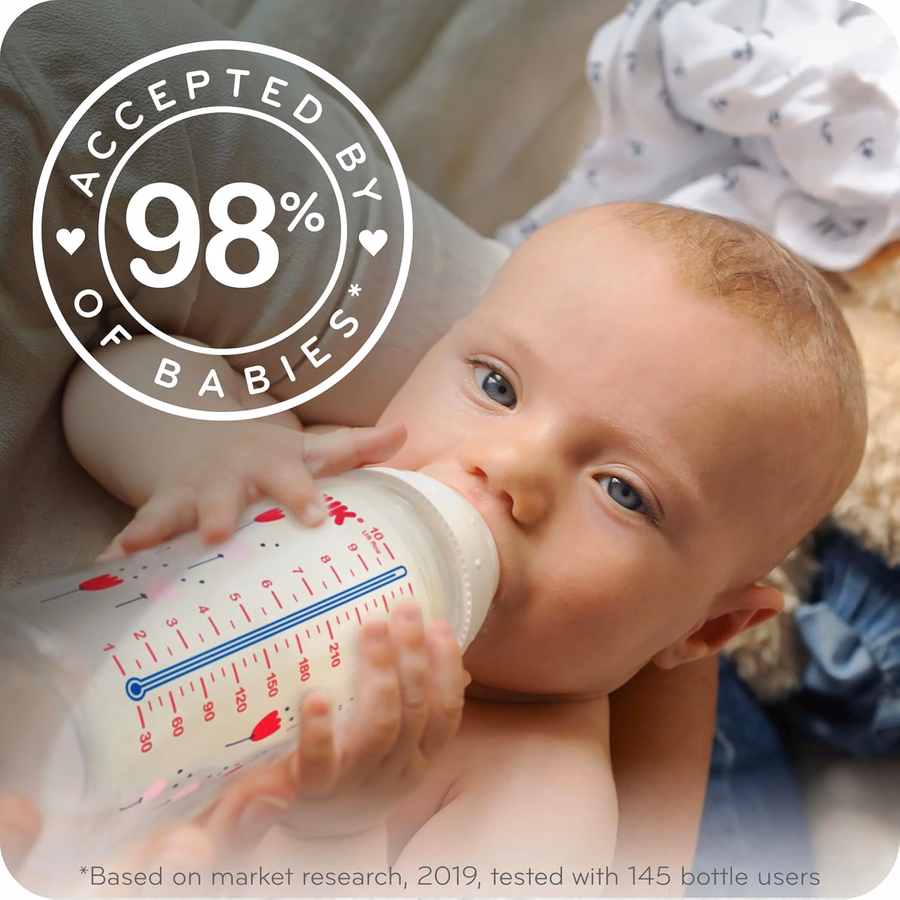 NUK Smooth Flow Anti Colic Baby Bottle : Baby