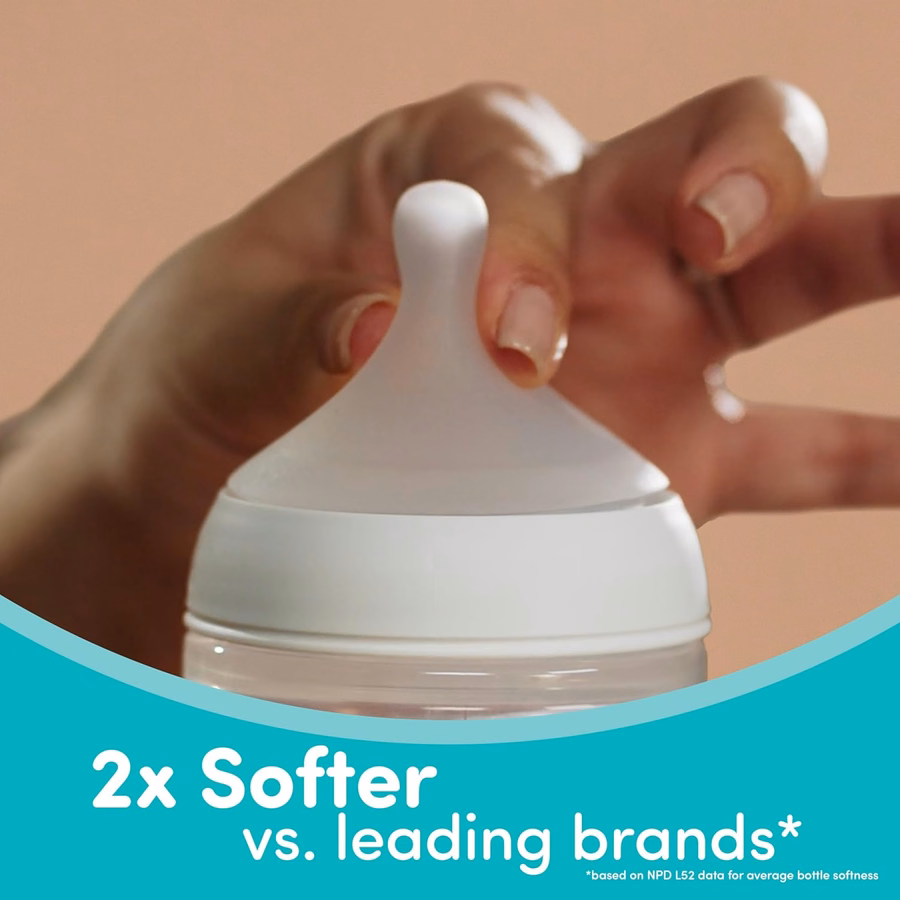 NUK Perfect Match, Flow Control, Soft Silicone Nipple with Anti-Colic Vent, 2 Pack, BPA Free : Baby